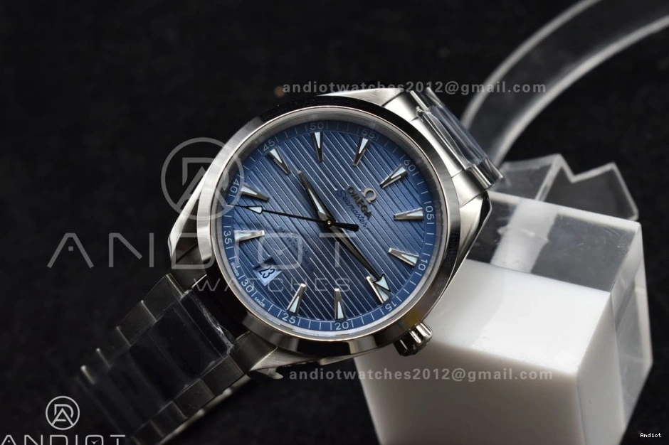 1:1 Aqua 41mm Blue Terra Clone Edition on Super Bracelet Stainless Dial A8900 VSF Summer Best 0201